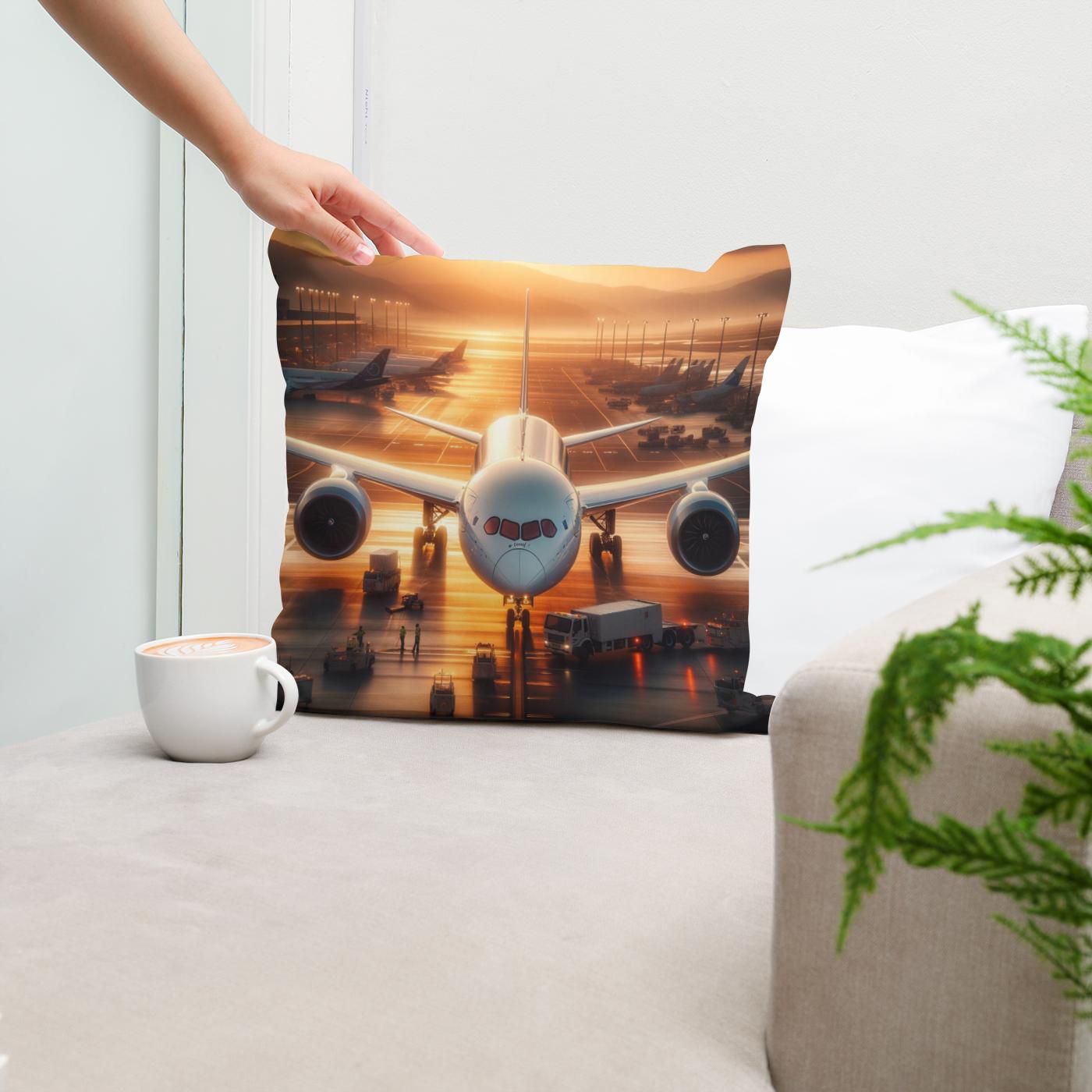 Sunrise Flight Beginnings Cotton Cushion