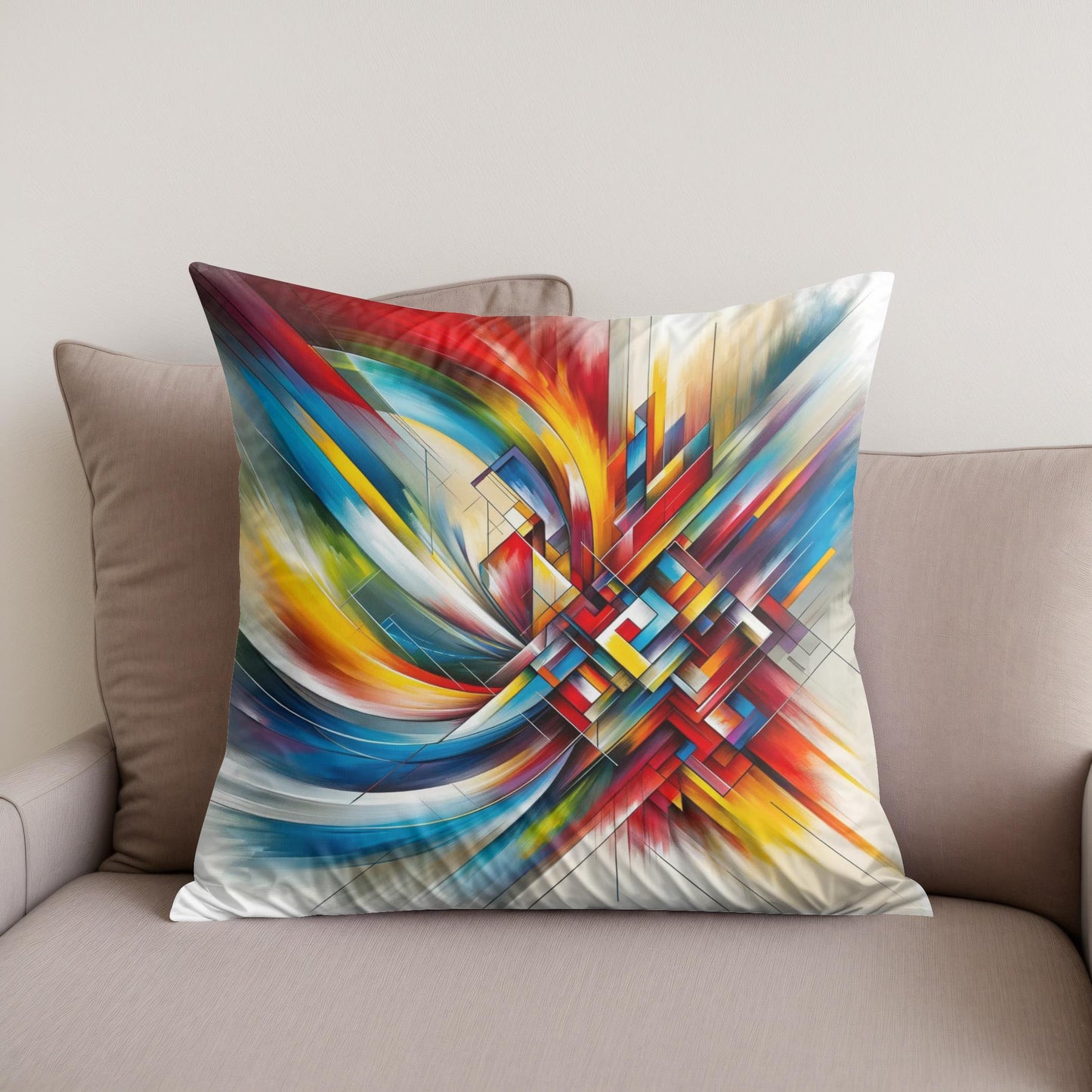 Color Burst Cotton Cushion