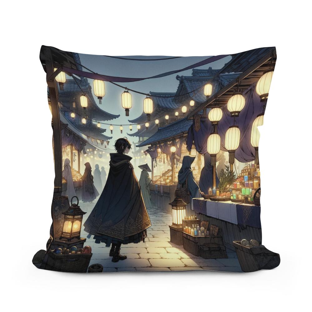 Enchanted Market Cotton Cushion