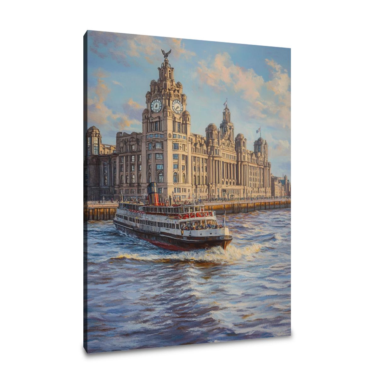 Liver Building Serenity Canvas