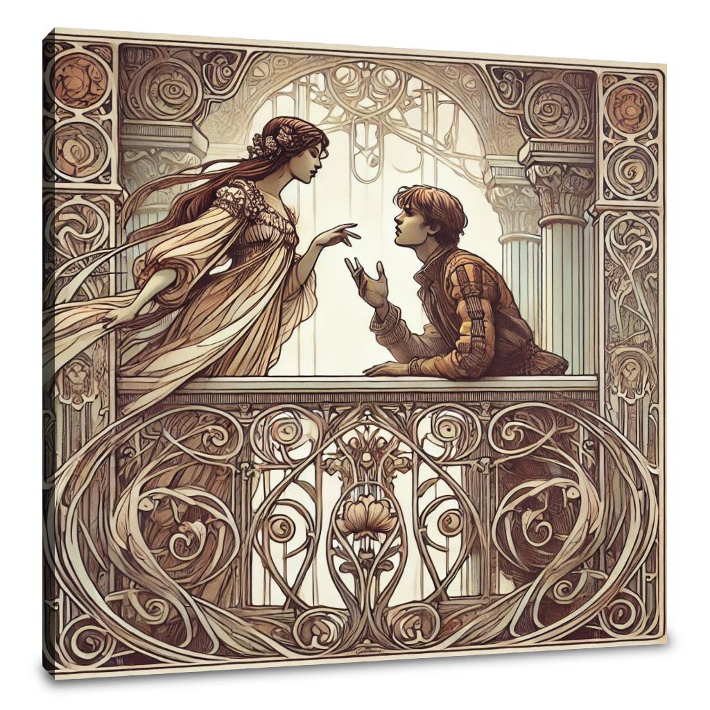 Romeo and Juliet Balcony Canvas