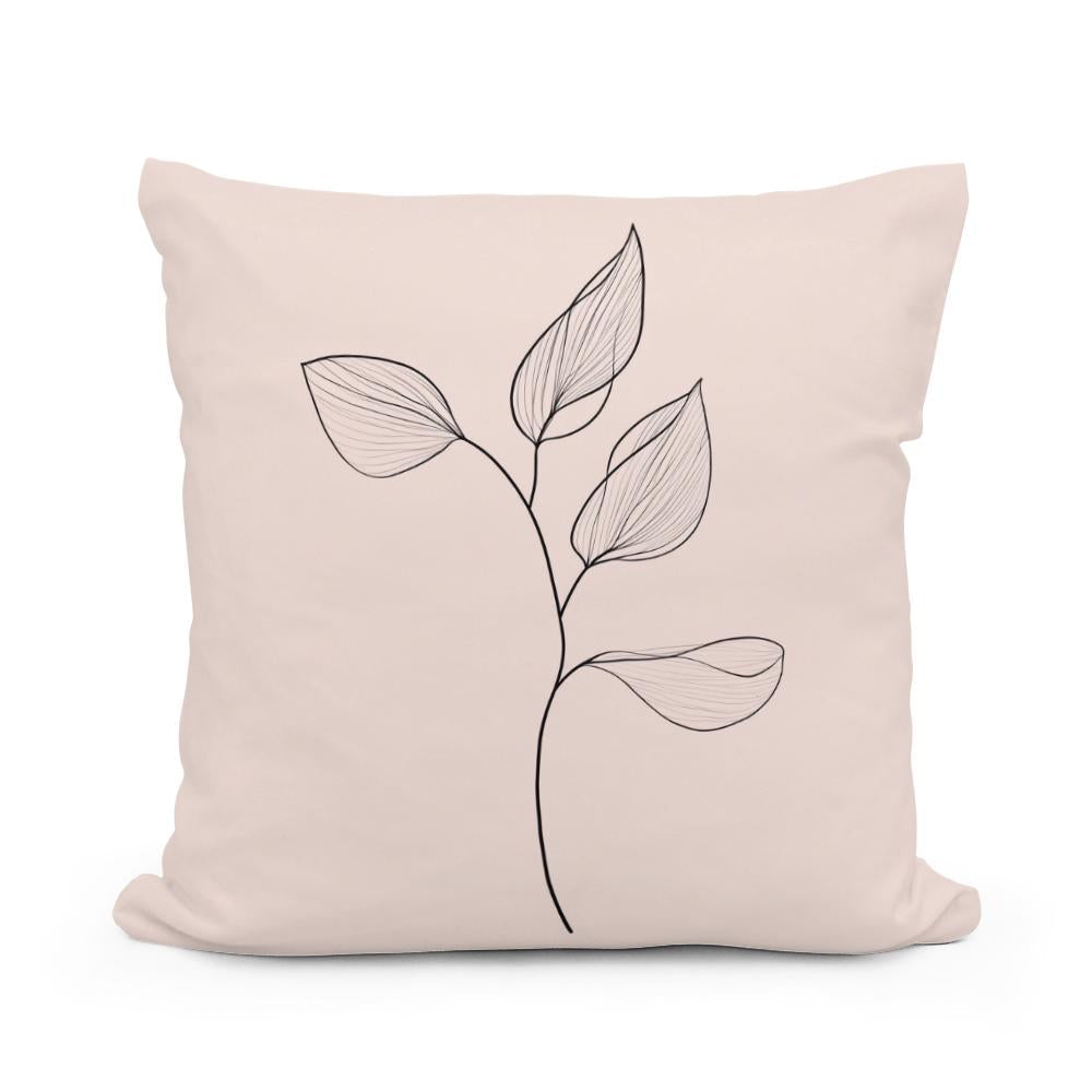 Minimalist Leaf Cotton Cushion