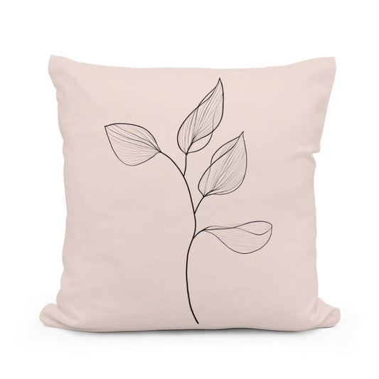 Minimalist Leaf Cotton Cushion