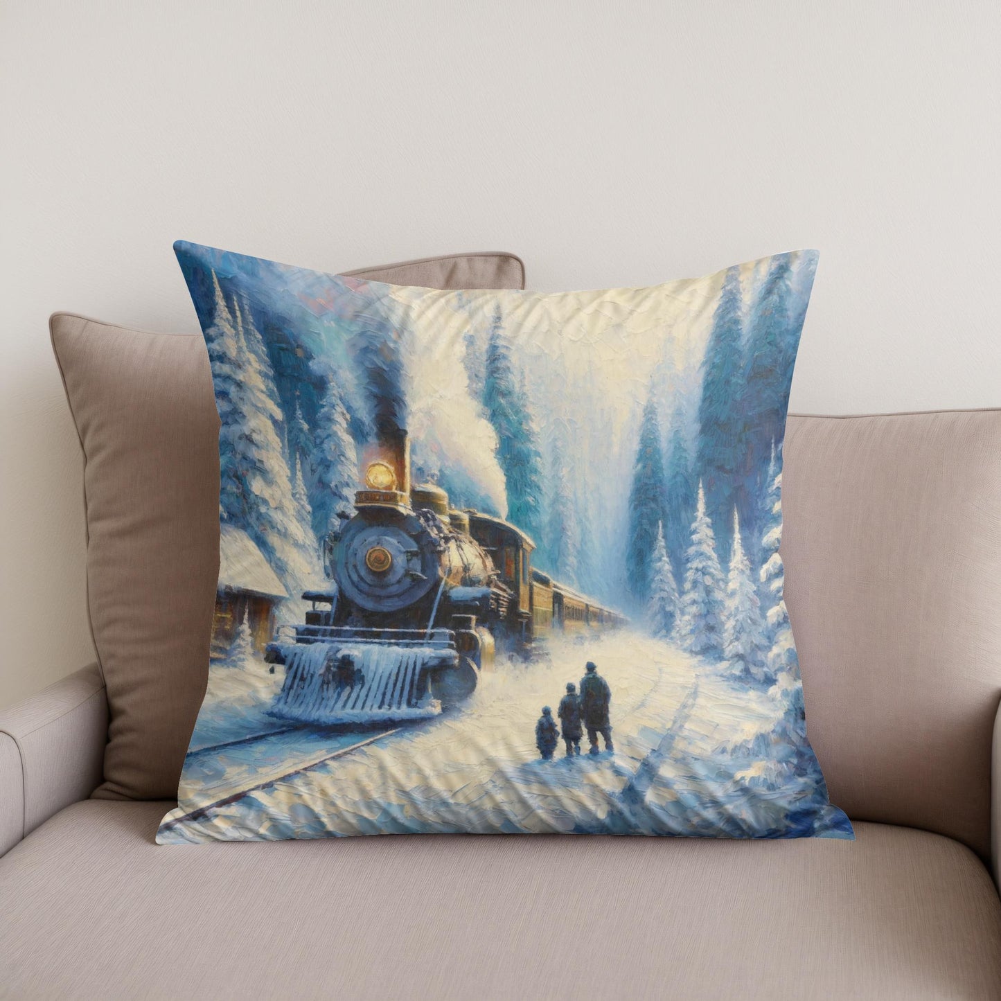 Winter Journey Wonder Cotton Cushion