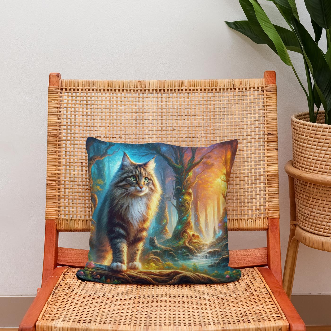 Forest Guardian Cotton Cushion
