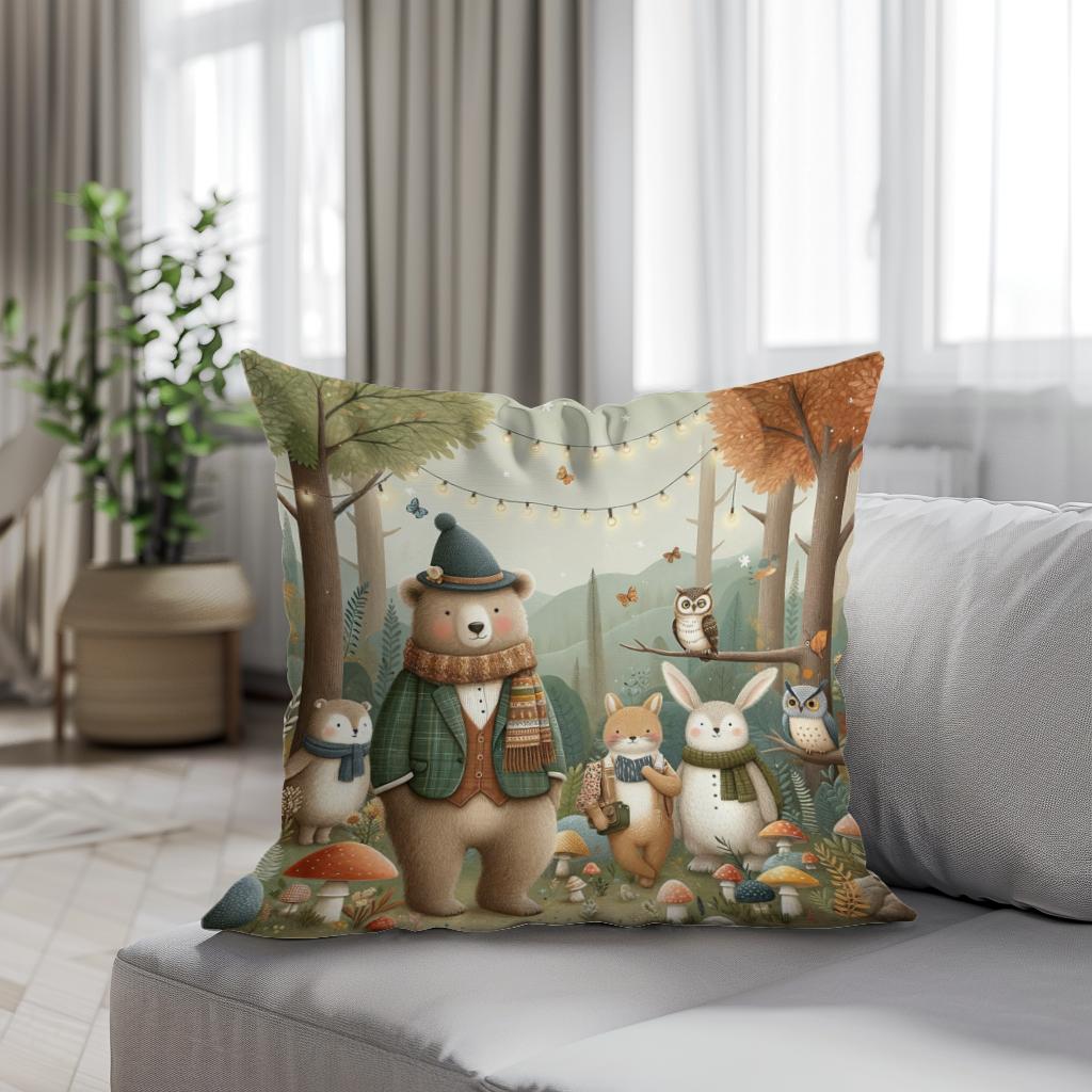 Enchanted Woods Cotton Cushion