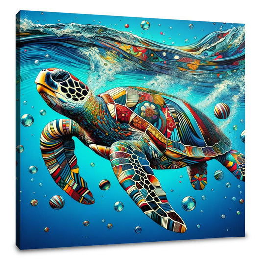 Pop Sea Turtles Canvas