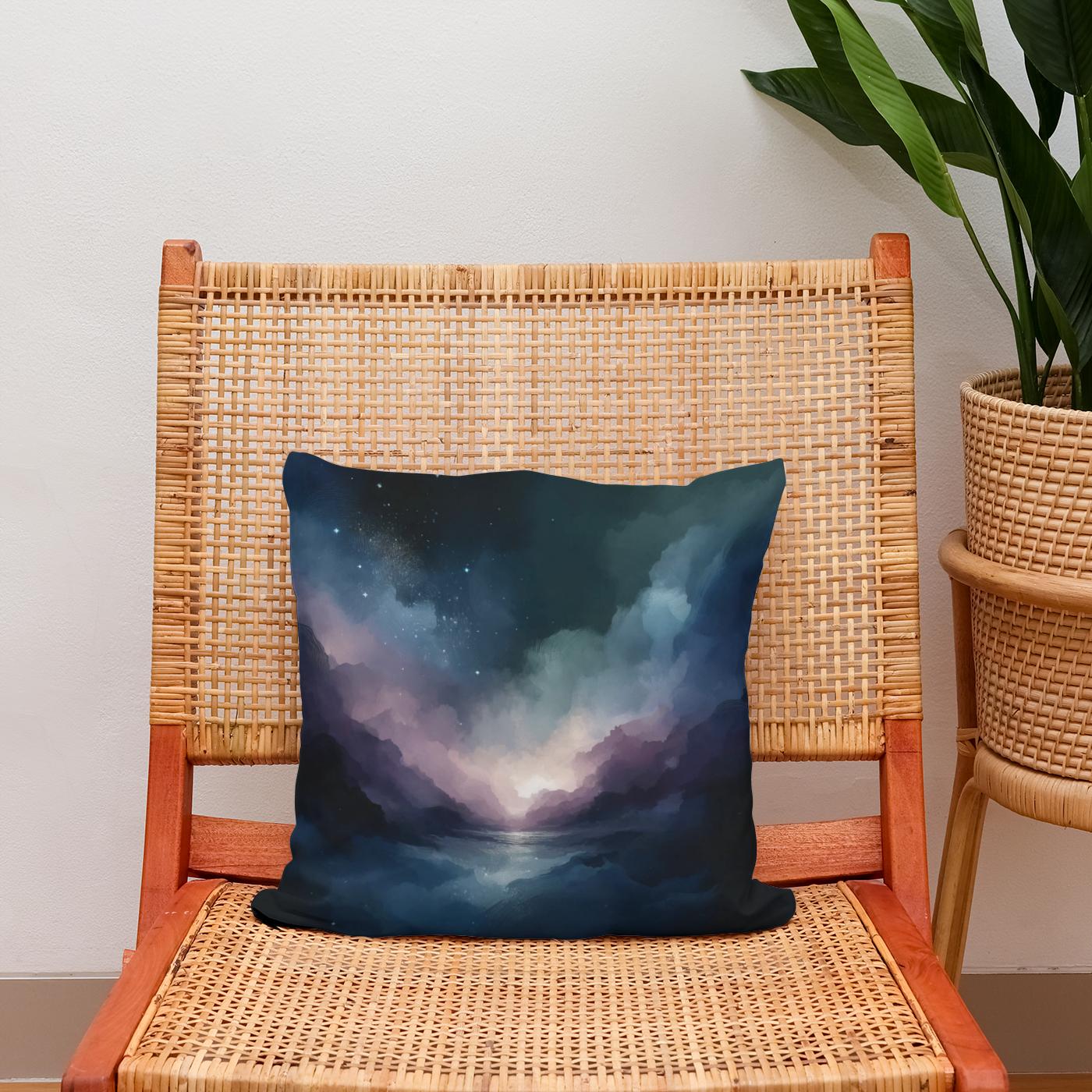 Nocturnal Serenity Cotton Cushion