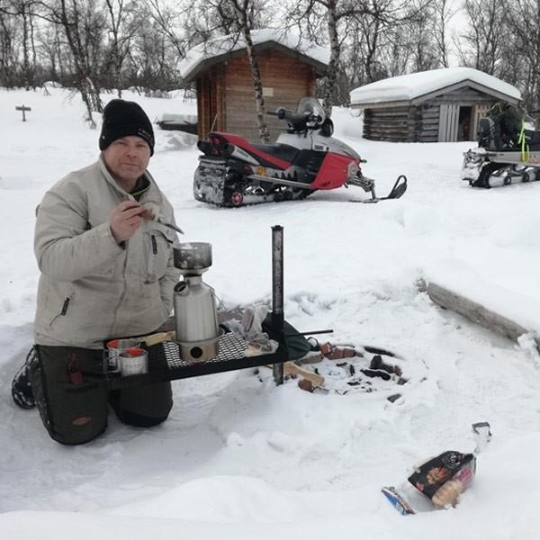 Kelly Kettle 'Scout' 1.2 ltr (Stainless Steel) + Whistle Storm Kettle