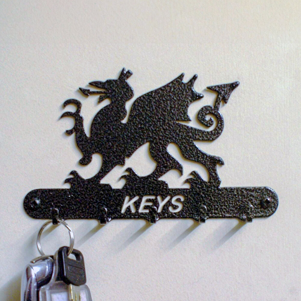 PoppyForge Welsh Dragon Key Holder