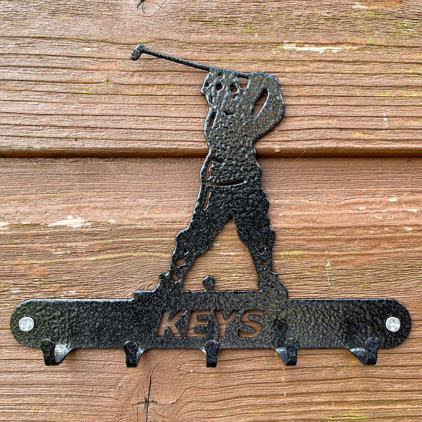 PoppyForge Golfer Key Holder