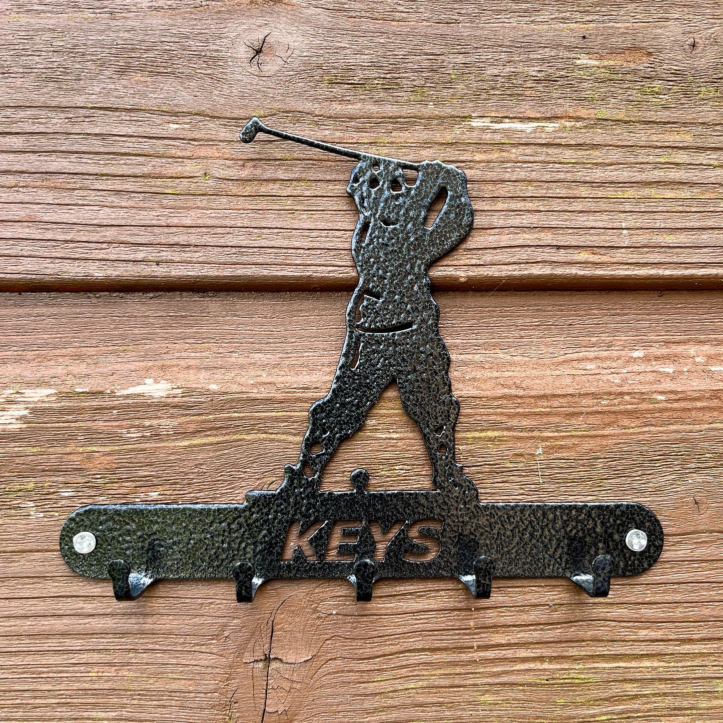 PoppyForge Golfer Key Holder