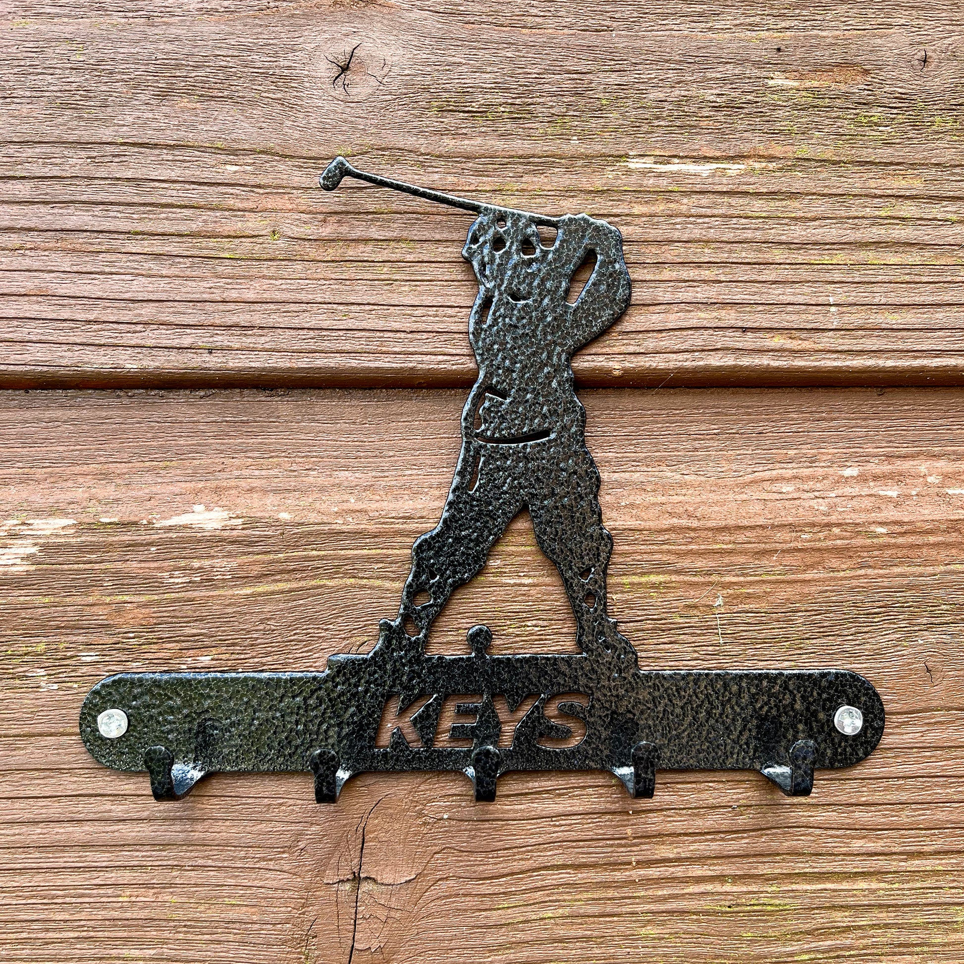 PoppyForge Golfer Key Holder