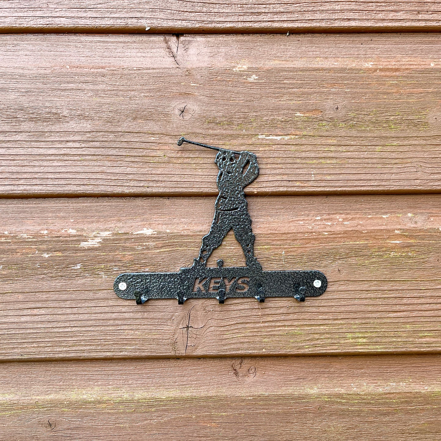 PoppyForge Golfer Key Holder