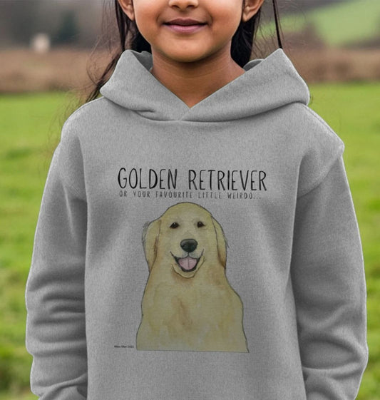 Golden Retriever Kids' Hoodie: For Your Little Weirdo’s Ultimate Adventure!