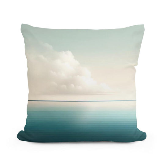 Calm Horizon Cotton Cushion