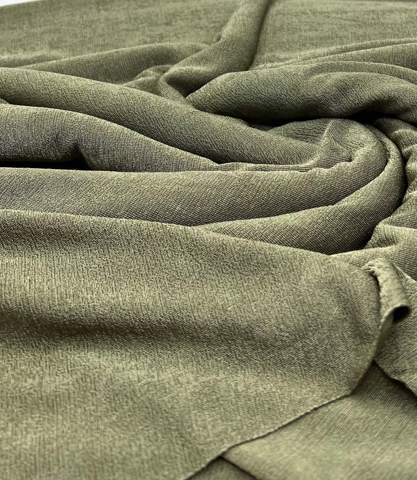 Khaki Acetate Slinky 4 Way Stretch Fabric