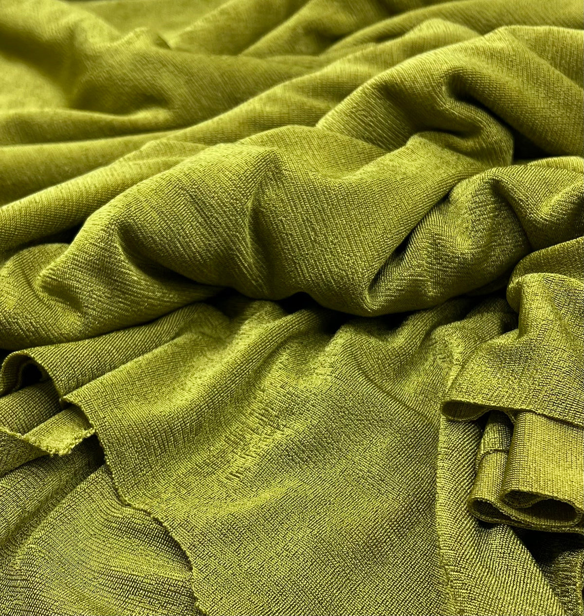 Green Acetate Slinky 4 Way Stretch Fabric