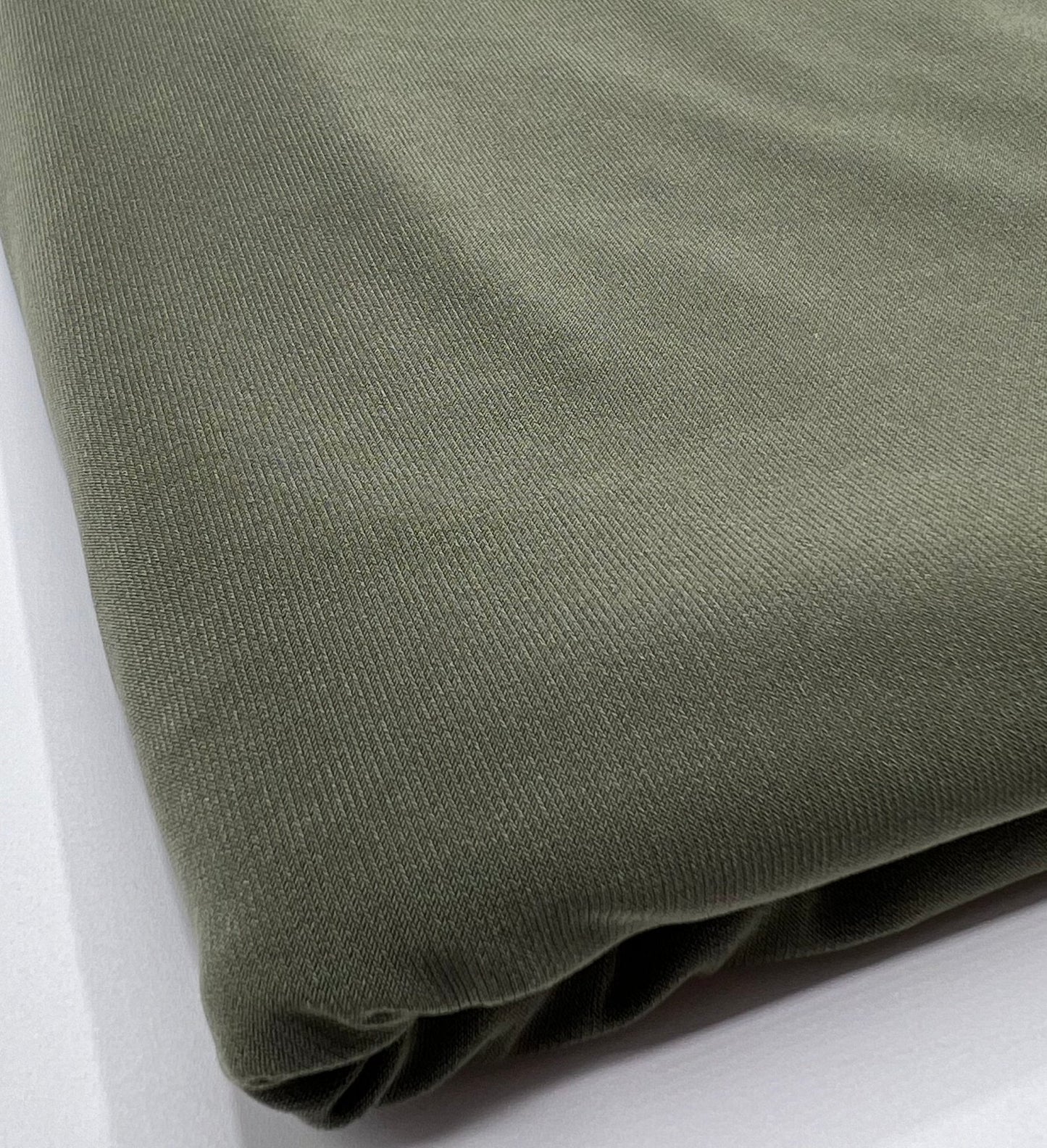 Plain Khaki ITY Fabric 4 Way Stretch