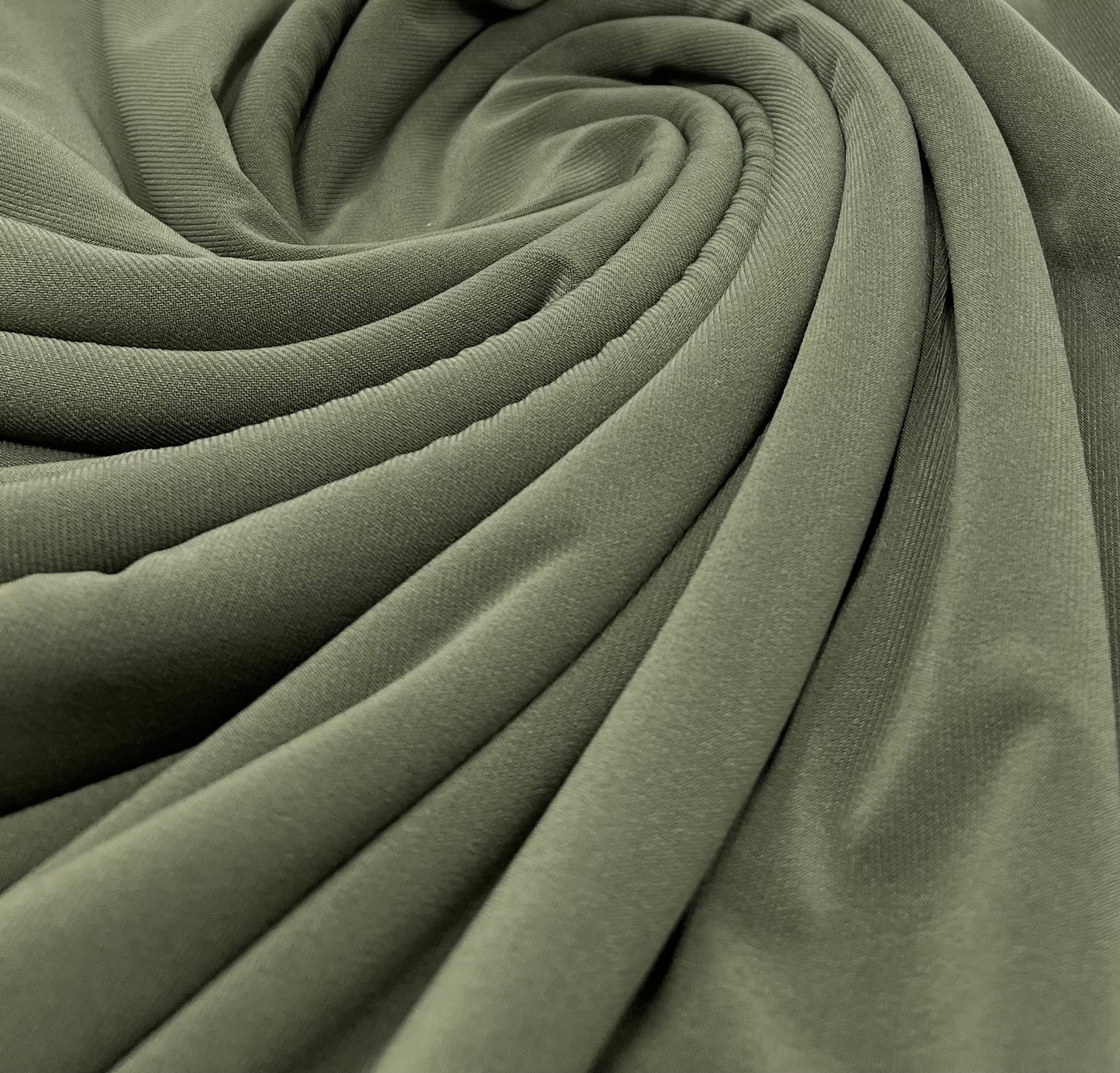 Plain Khaki ITY Fabric 4 Way Stretch