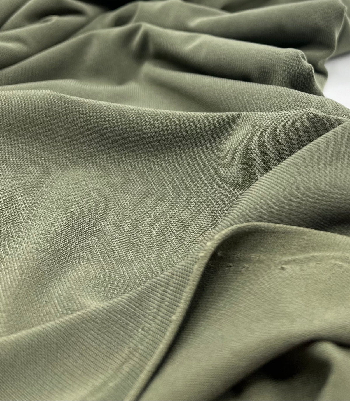 Plain Khaki ITY Fabric 4 Way Stretch
