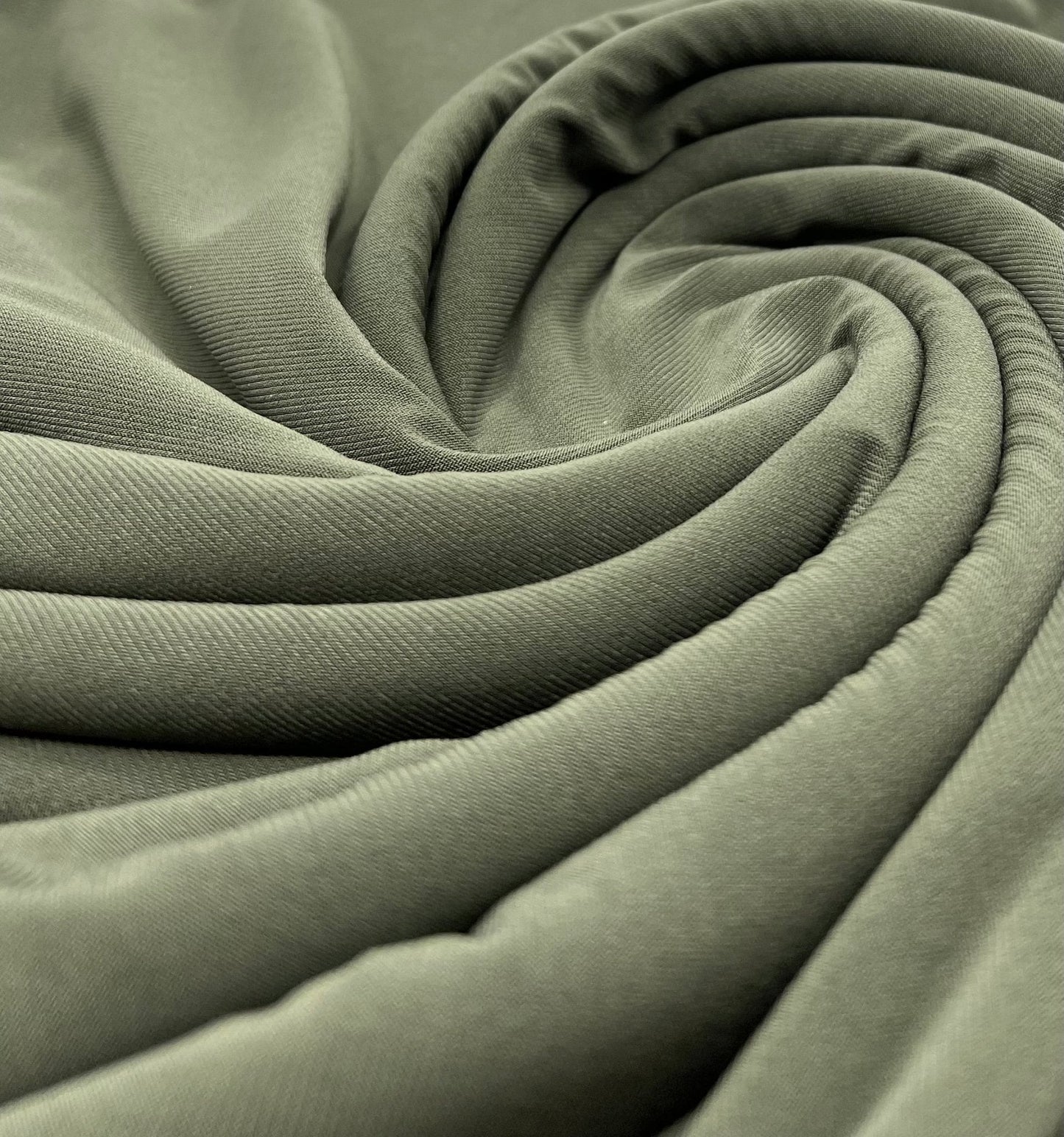 Plain Khaki ITY Fabric 4 Way Stretch