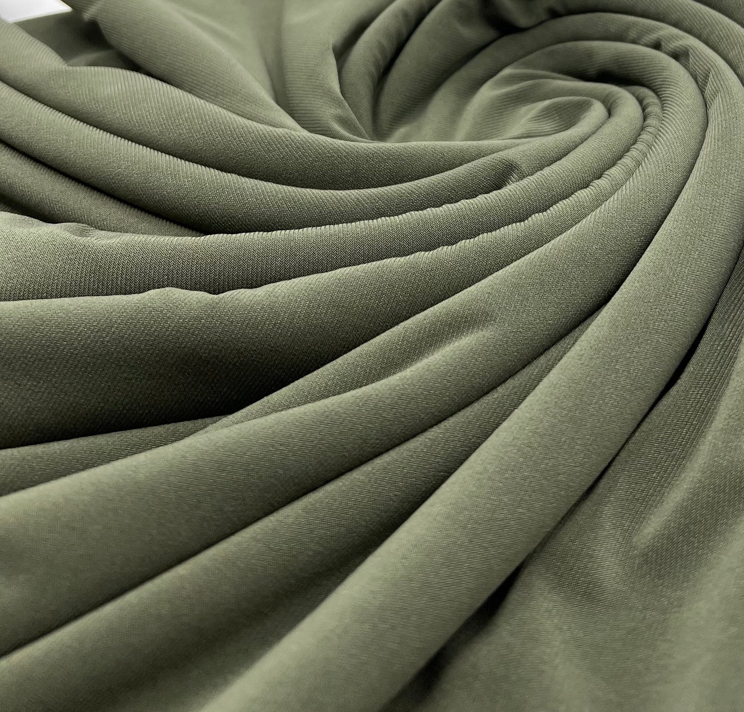 Plain Khaki ITY Fabric 4 Way Stretch