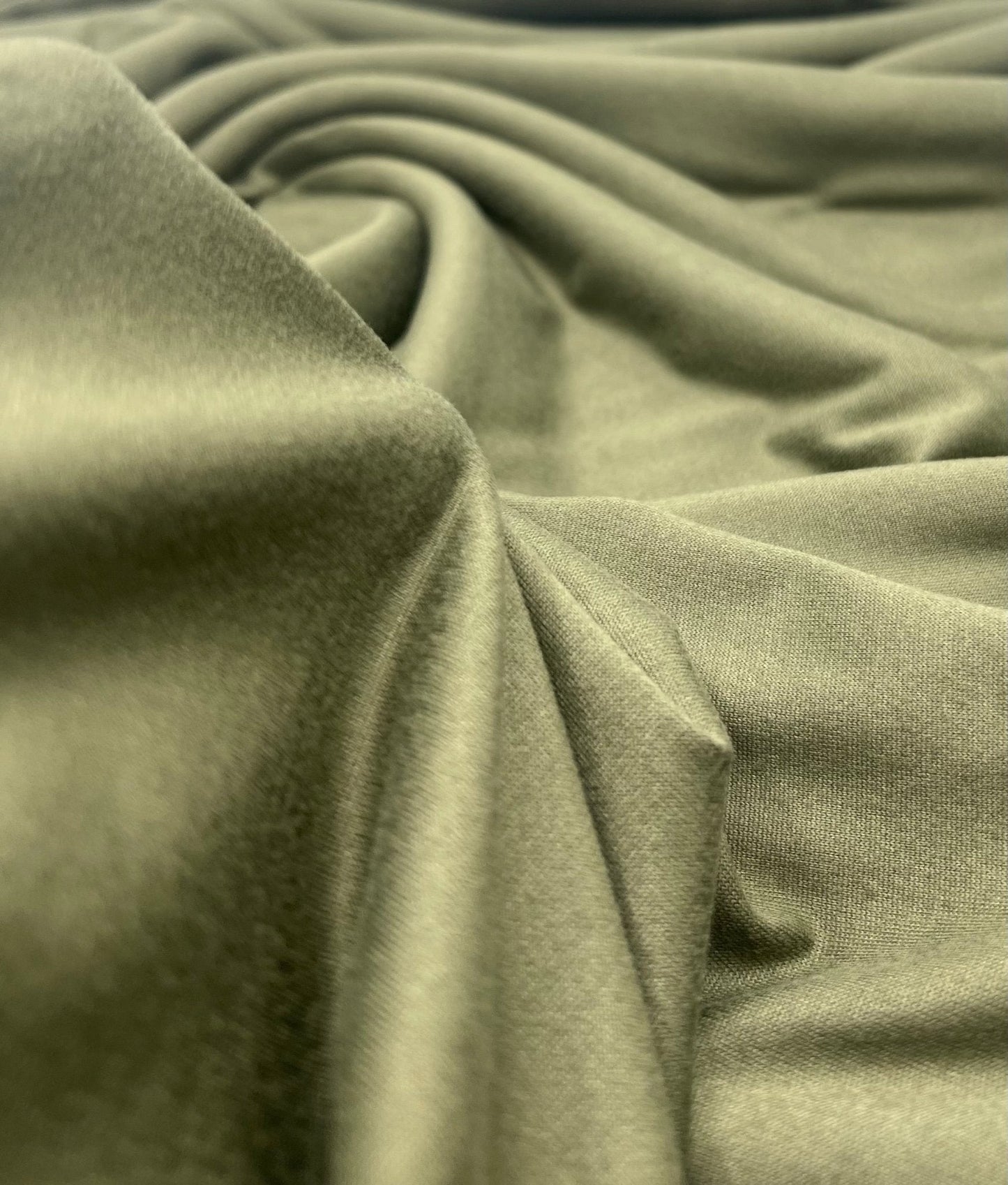 Khaki Plain Super Soft Bogota 4 Way Stretch Fabric