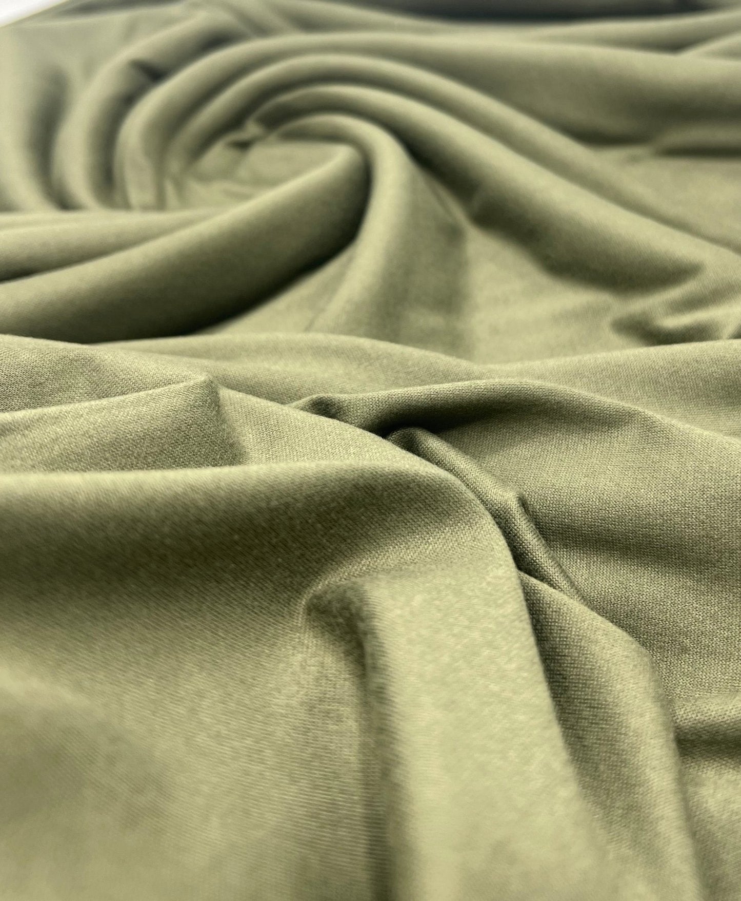 Khaki Plain Super Soft Bogota 4 Way Stretch Fabric