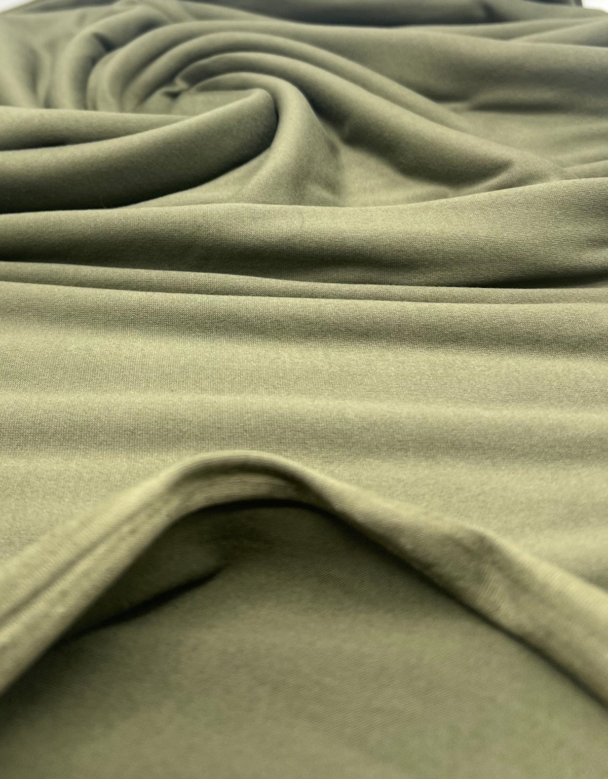 Khaki Plain Super Soft Bogota 4 Way Stretch Fabric