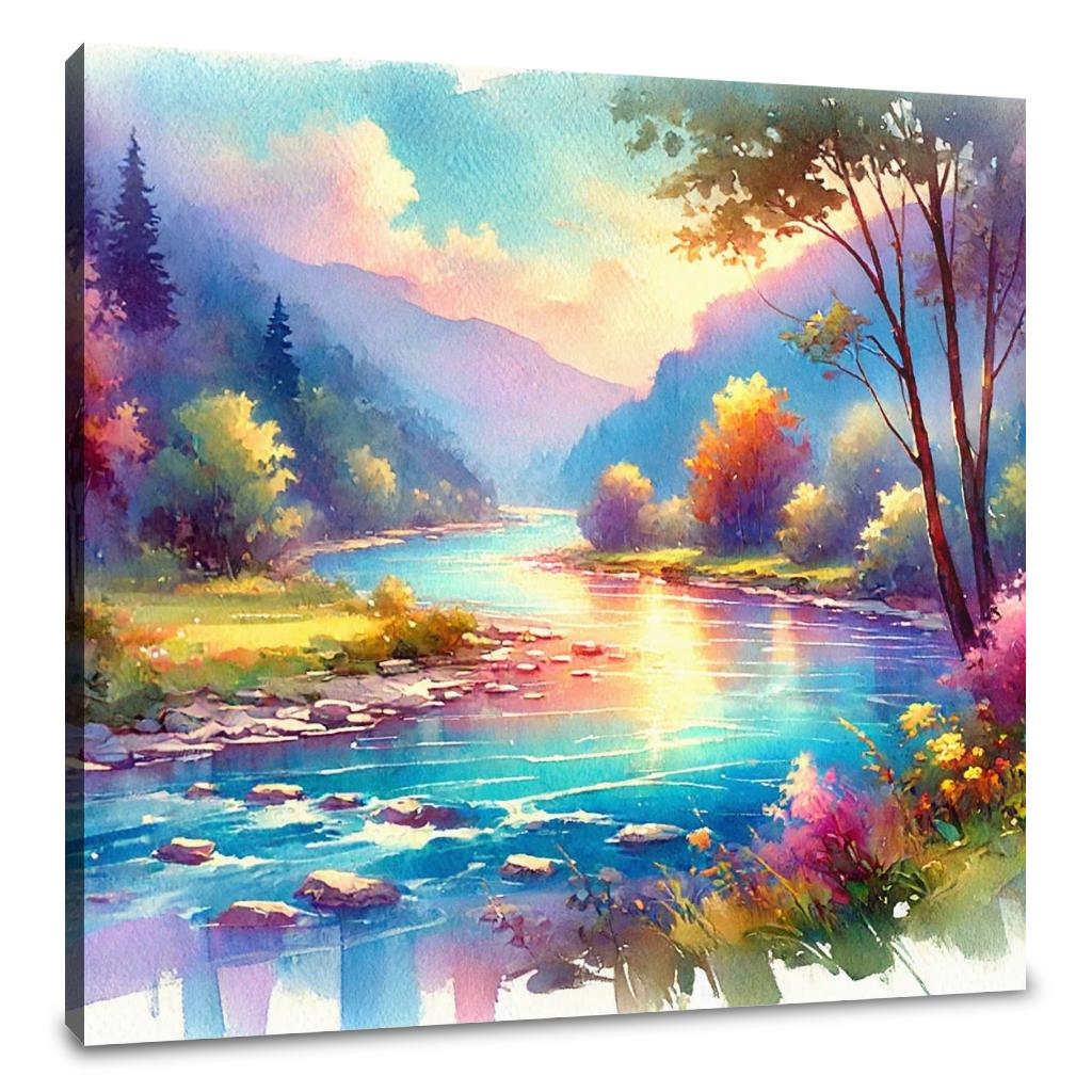 Magical River Canvas