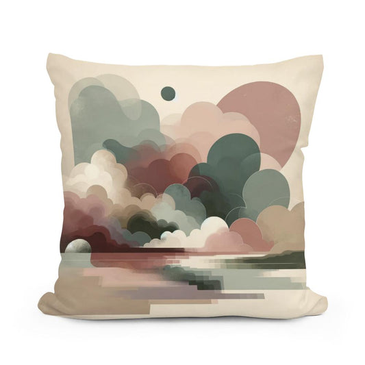 Serene Echoes Cotton Cushion