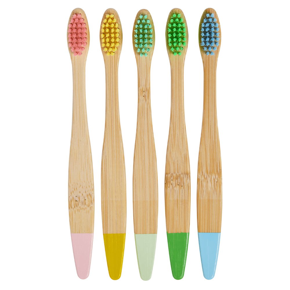 Kids Bamboo Toothbrush | 5 Pack