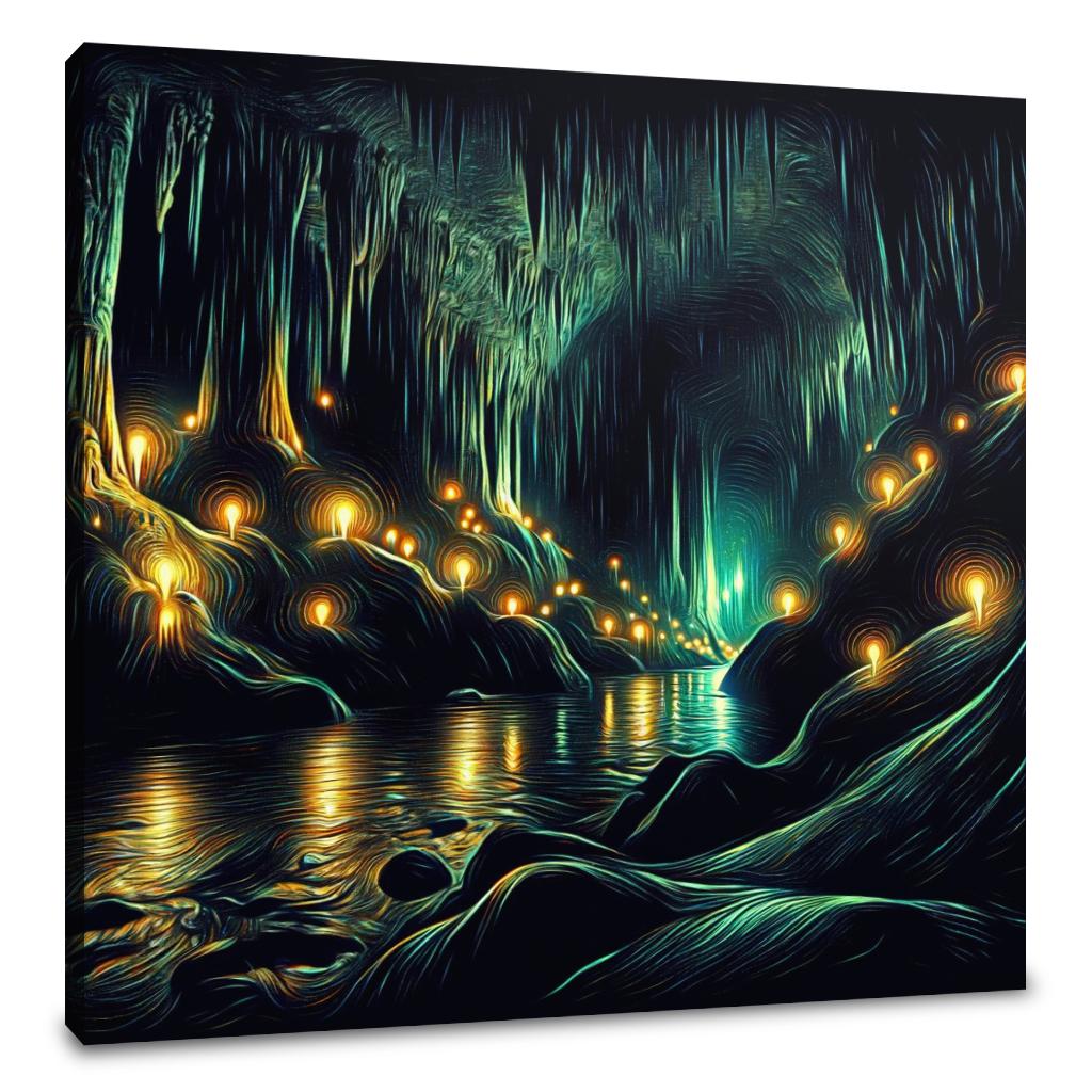 Luminous Cavern Canvas