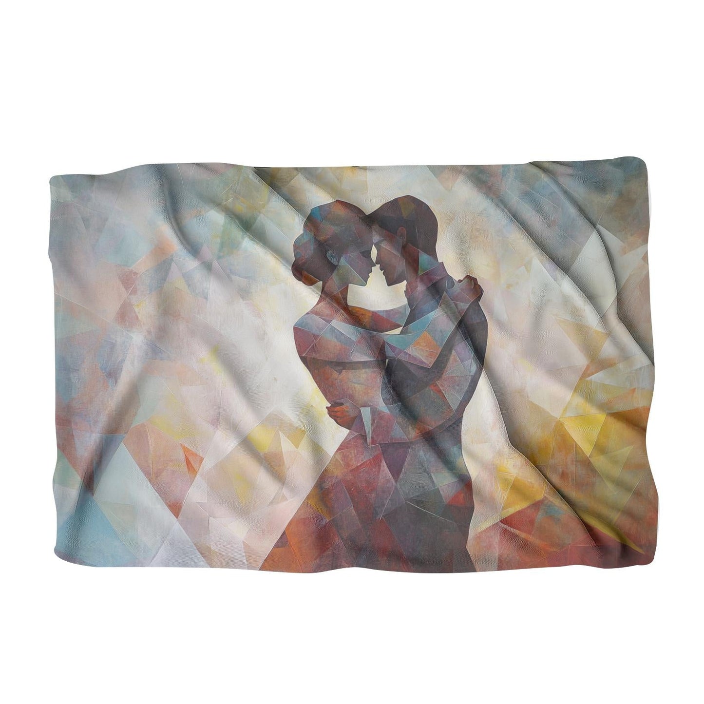 Geometric Romance Dance Blanket