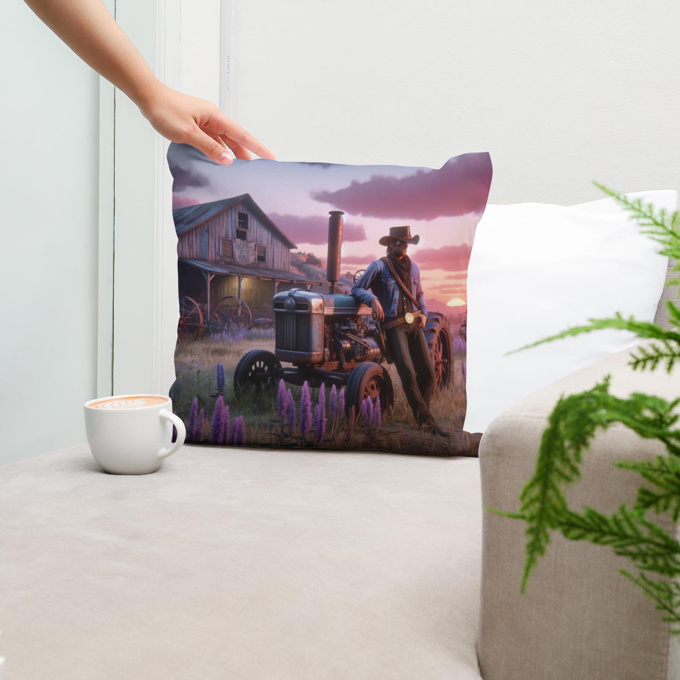 Serenity Echoes Cotton Cushion