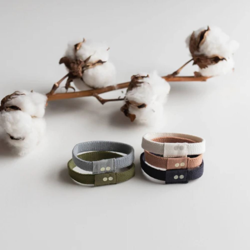 KOOSHOO Classics Organic Plastic-Free Hair Ties – 5 Pack