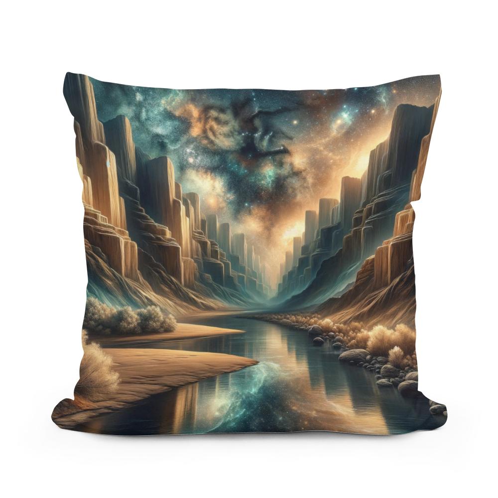 Cosmic Canyon Cotton Cushion