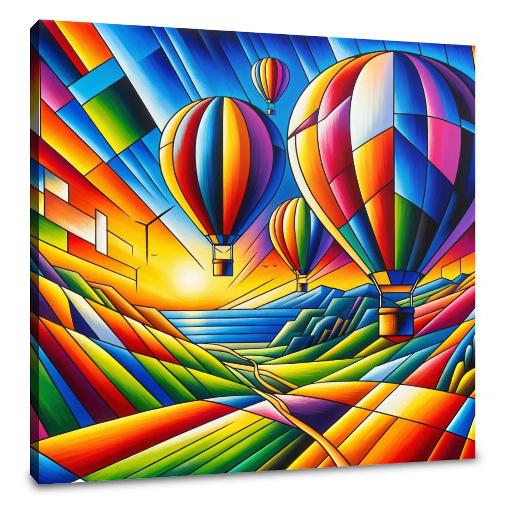 Cubist Odyssey Canvas