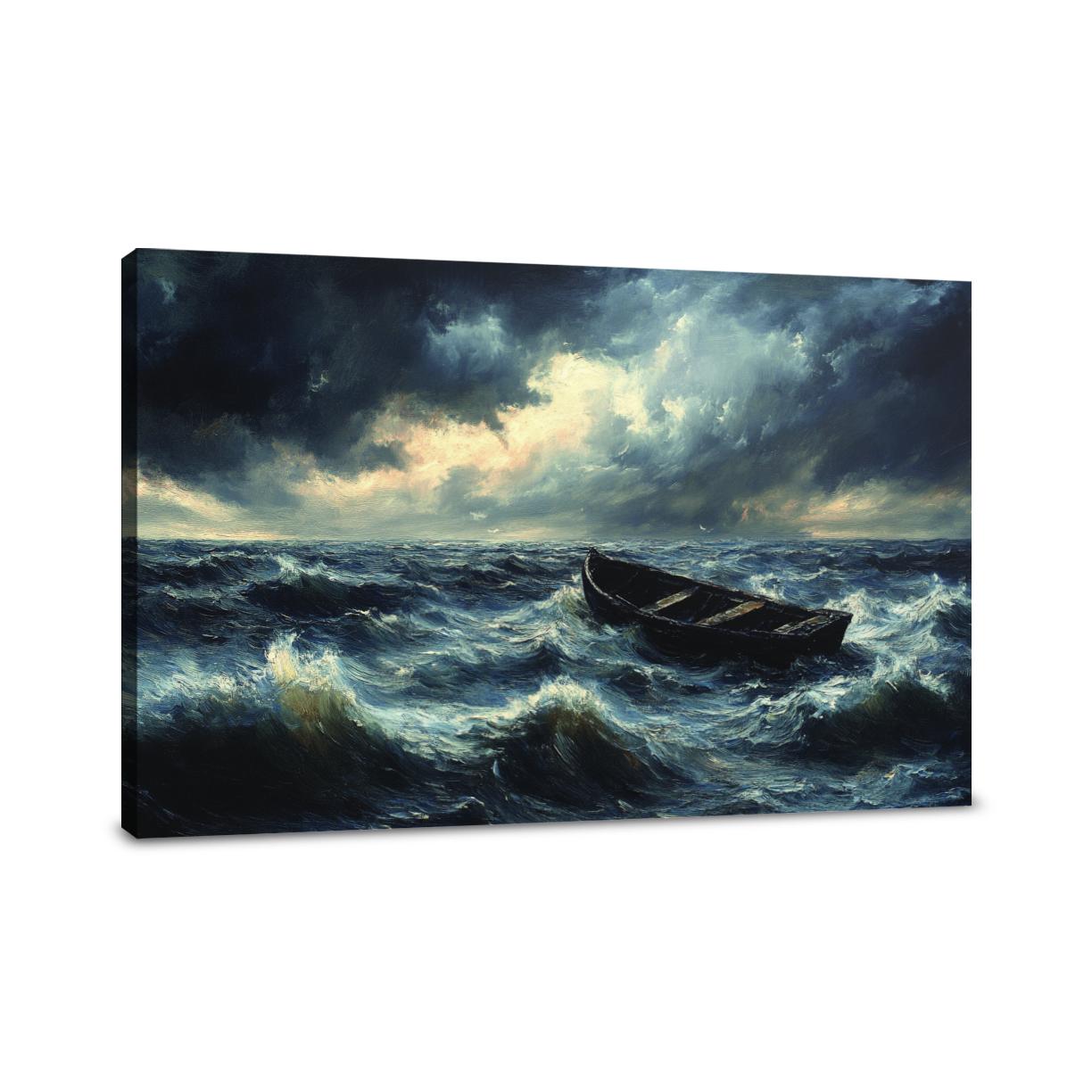 Summer Storm Lake Canvas