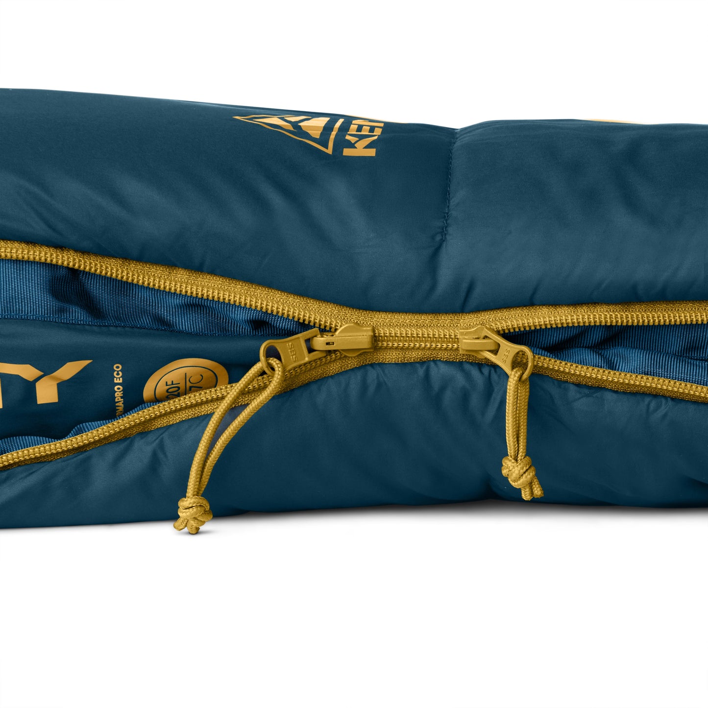 Kelty Solstice 20°F (-7°C) Synthetic Sleeping Bag - One Size - Midnight Navy/Woodthrush