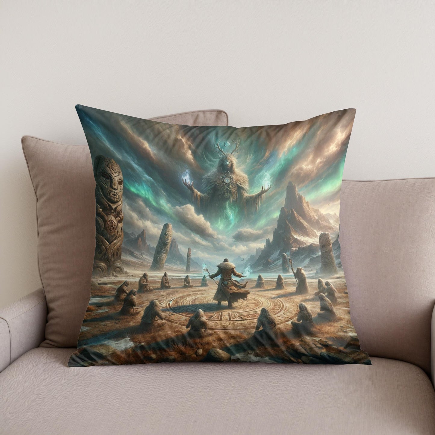 Elemental Ritual Cotton Cushion
