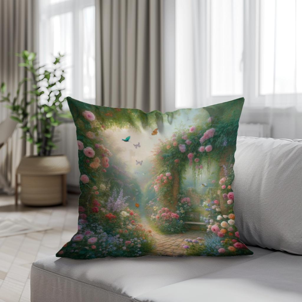 Secret Garden Retreat Cotton Cushion