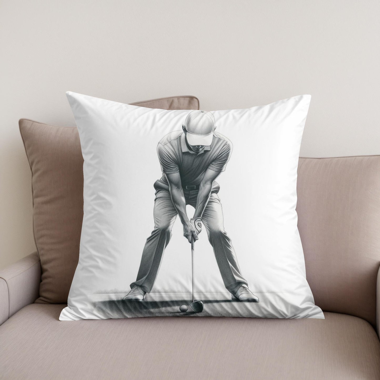 Focused Stance Cotton Cushion