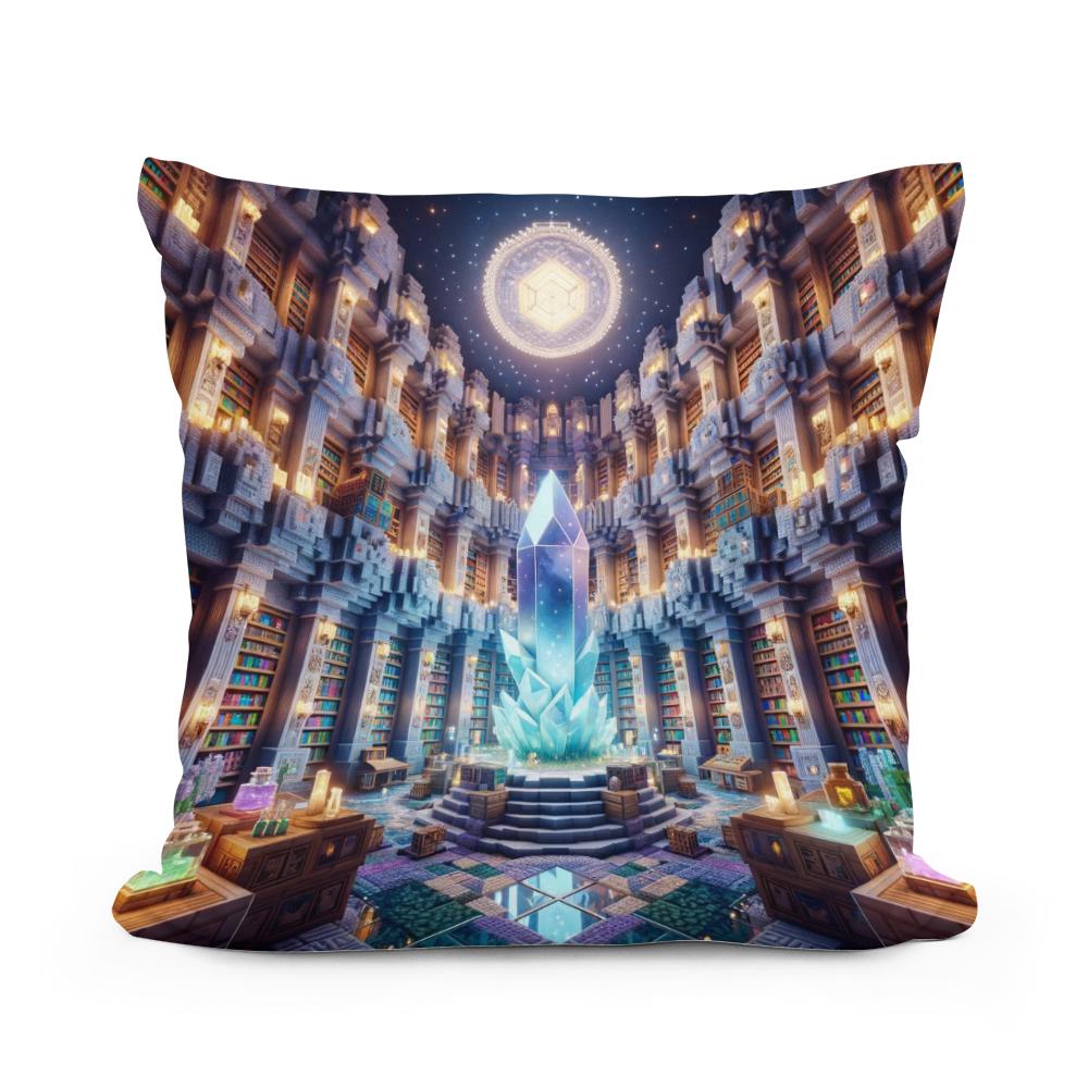 Enchanted Shelves Cotton Cushion