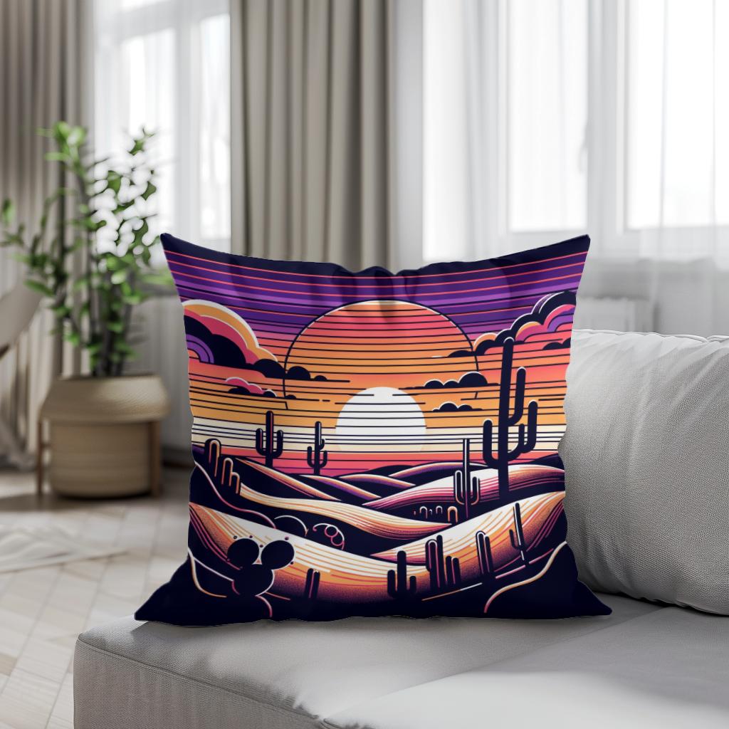 Dusk Mirage Cotton Cushion