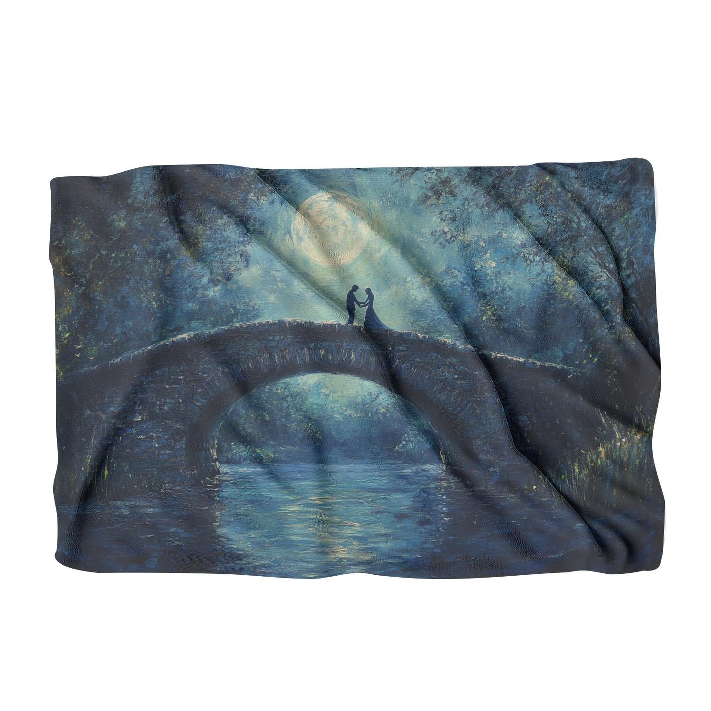 Midnight Bridge Dreams Blanket