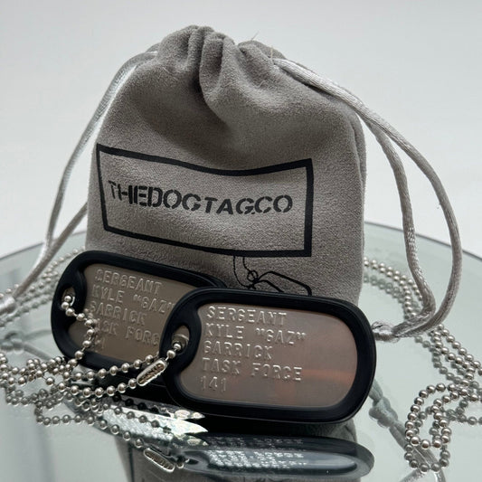 'KYLE GAZ GARRICK' Military Dog Tags - Cosplay Costume Prop Replica - Stainless Steel Chains Included