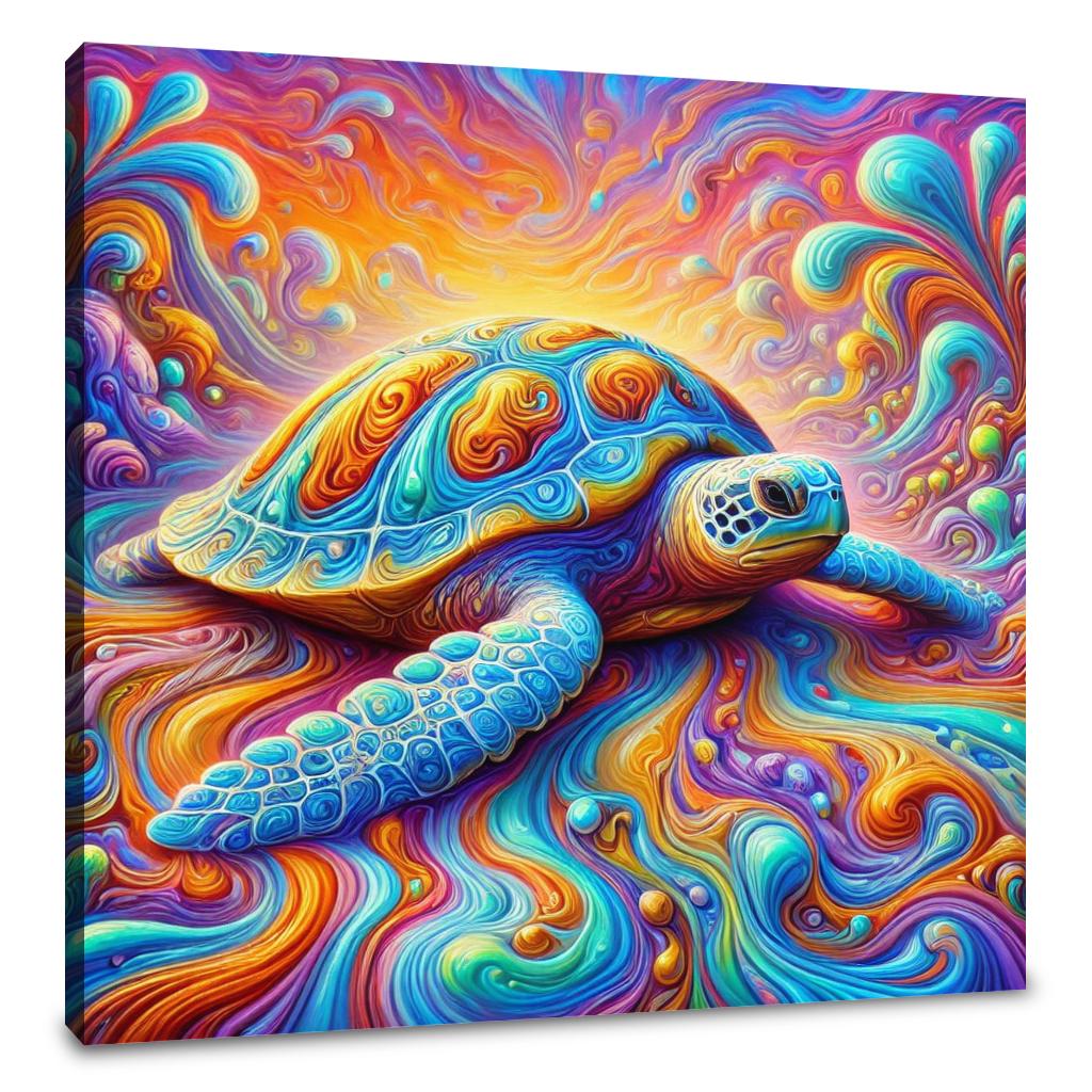 Dreamscape Turtle Canvas