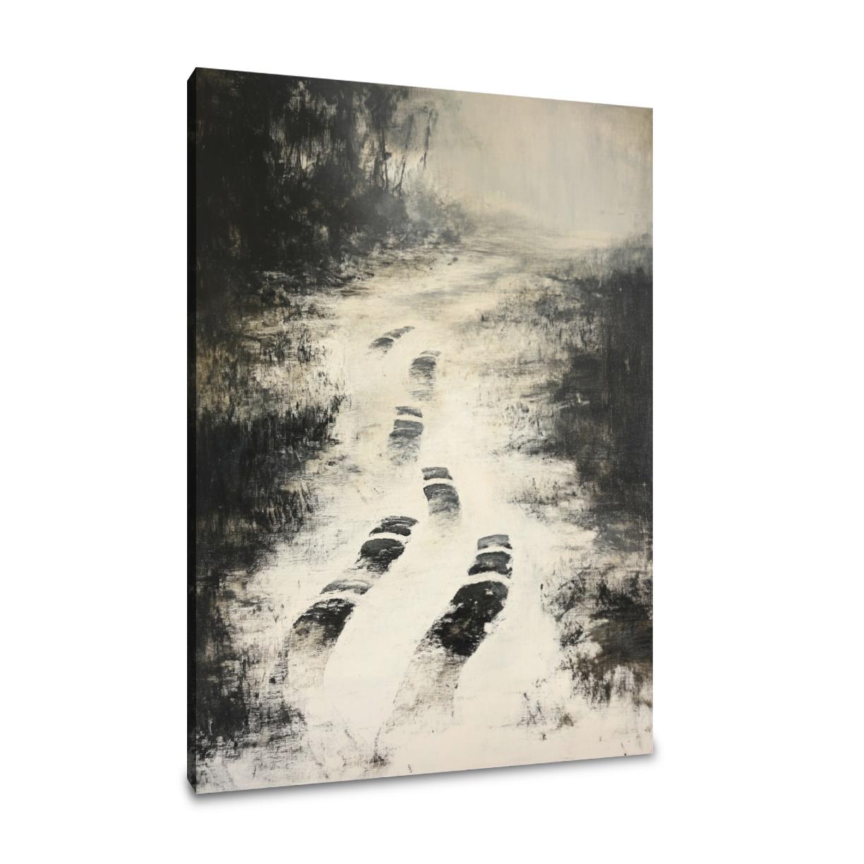 Disappearing Footprints Canvas